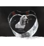 Redbone Coonhound - a photo of a dog in crystal, crystal heart, unique photo frame from the Art-Dog brand