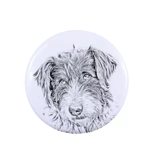 Chien de berger roumain de Mioritza - badge avec votre chien, ajoutez votre propre photo, marque Art-Dog