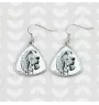 Redbone Coonhound - dog earrings, hanging earrings with a picture, personalized jewelry with Art-Dog brand print