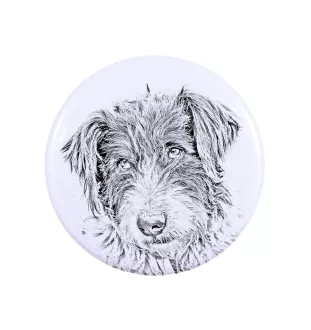 Ciobanesc Romanesc Mioritic przypinka z psem duża Art-Dog