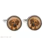 Rhodesian Ridgeback, African Lionhound, African Lion Dog - cufflinks and tie with your photo, a suit decoration, men's jewelry from the Art-Dog brand.