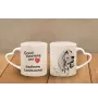 Redbone Coonhound - Tasse mit Hund, entzückende Tasse mit herzförmigem Henkel, universelles Geschenk der Marke Art-Dog