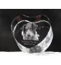 Chien de berger roumain de Mioritza - une photo de chien dans un cristal, un cœur en cristal, un cadre photo exceptionnel de la marque Art-Dog