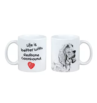 Redbone Coonhound - tasse avec chien, tasse avec photo, cadeau personnalisé de la marque Art-Dog