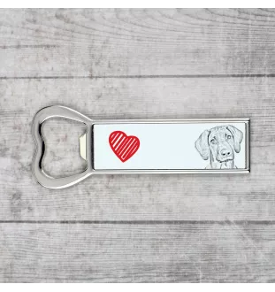 Rhodesian Ridgeback, African Lionhound, African Lion Dog - bottle opener with a dog, personalized fridge opener, unique gift for a man by Art-Dog brand