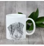 Romanian Mioritic Shepherd Dog, Ciobănesc Românesc Mioritic - cup with a dog, cup with a photo, personalized gift from the Art-Dog brand