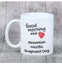 Romanian Mioritic Shepherd Dog, Ciobănesc Românesc Mioritic - cup with a dog, cup with a photo, personalized gift from the Art-Dog brand