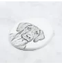 Chien de Rhodésie à crête dorsale, Rhodesian ridgeback - une plaque commémorative avec une photo de chien, une plaque funéraire avec une impression, une plaque ovale personnalisée de la marque Art-Dog
