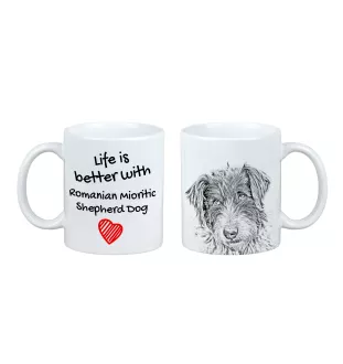 Ciobănesc Românesc Mioritic, Mocano, Barac - Tasse mit Hund, Tasse mit Bild, personalisiertes Geschenk der Marke Art-Dog