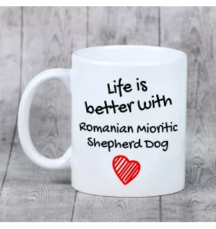 Ciobănesc Românesc Mioritic, Mocano, Barac - Tasse mit Hund, Tasse mit Bild, personalisiertes Geschenk der Marke Art-Dog