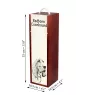 Redbone Coonhound - wine box with a dog, alcohol box with graphics, personalized gift box from the Art-Dog brand