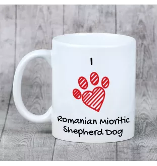 Chien de berger roumain de Mioritza - tasse avec chien, une tasse adorable avec une illustration, un cadeau avec votre photo de la marque Art-Dog