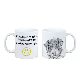 Ciobănesc Românesc Mioritic, Mocano, Barac - Tasse mit Hund, fröhliche Tasse für Hundeliebhaber, personalisiertes Geschenk der Marke Art-Dog
