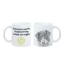 Romanian Mioritic Shepherd Dog, Ciobănesc Românesc Mioritic - cup with a dog, cheerful cup for a dog lover, personalized gift from the Art-Dog brand