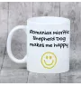 Chien de berger roumain de Mioritza - tasse avec chien, une tasse joyeuse pour les amoureux des chiens, un cadeau personnalisé de la marque Art-Dog