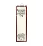 Romanian Mioritic Shepherd Dog, Ciobănesc Românesc Mioritic - wine box with a dog, alcohol box with graphics, personalized gift box from the Art-Dog brand