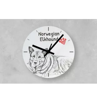 Rhodesian Ridgeback, African Lionhound, African Lion Dog - wall clock with a dog, shelf clock with a print, personalized home decoration from the Art-Dog brand