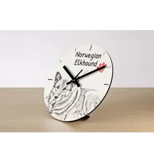 Rhodesian Ridgeback, African Lionhound, African Lion Dog - wall clock with a dog, shelf clock with a print, personalized home decoration from the Art-Dog brand