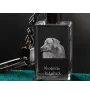 Rhodesian Ridgeback, African Lionhound, African Lion Dog - Crystal key ring with dog photo, illuminated key ring, unique gift by Art-Dog brand