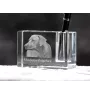 Rhodesian Ridgeback, African Lionhound, African Lion Dog - Pen stand, crystal organiser with dog photo, unique desk decoration by Art-Dog brand