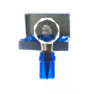 Rhodesian Ridgeback, African Lionhound, African Lion Dog - Bottle stopper, crystal wine stopper with photo, personalised gift for bartender by Art-Dog brand