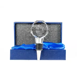 Rhodesian Ridgeback, African Lionhound, African Lion Dog - Bottle stopper, crystal wine stopper with photo, personalised gift for bartender by Art-Dog brand