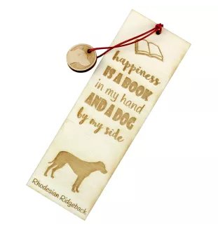 Rhodesian Ridgeback - Lesezeichen mit Hund, personalisiertes Lesezeichen, Hundeaccessoire für Leser der Marke Art-Dog