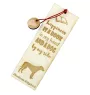 Rhodesian Ridgeback, African Lionhound, African Lion Dog - dog bookmark, personalized bookmark, dog gadget for Art-Dog brand readers