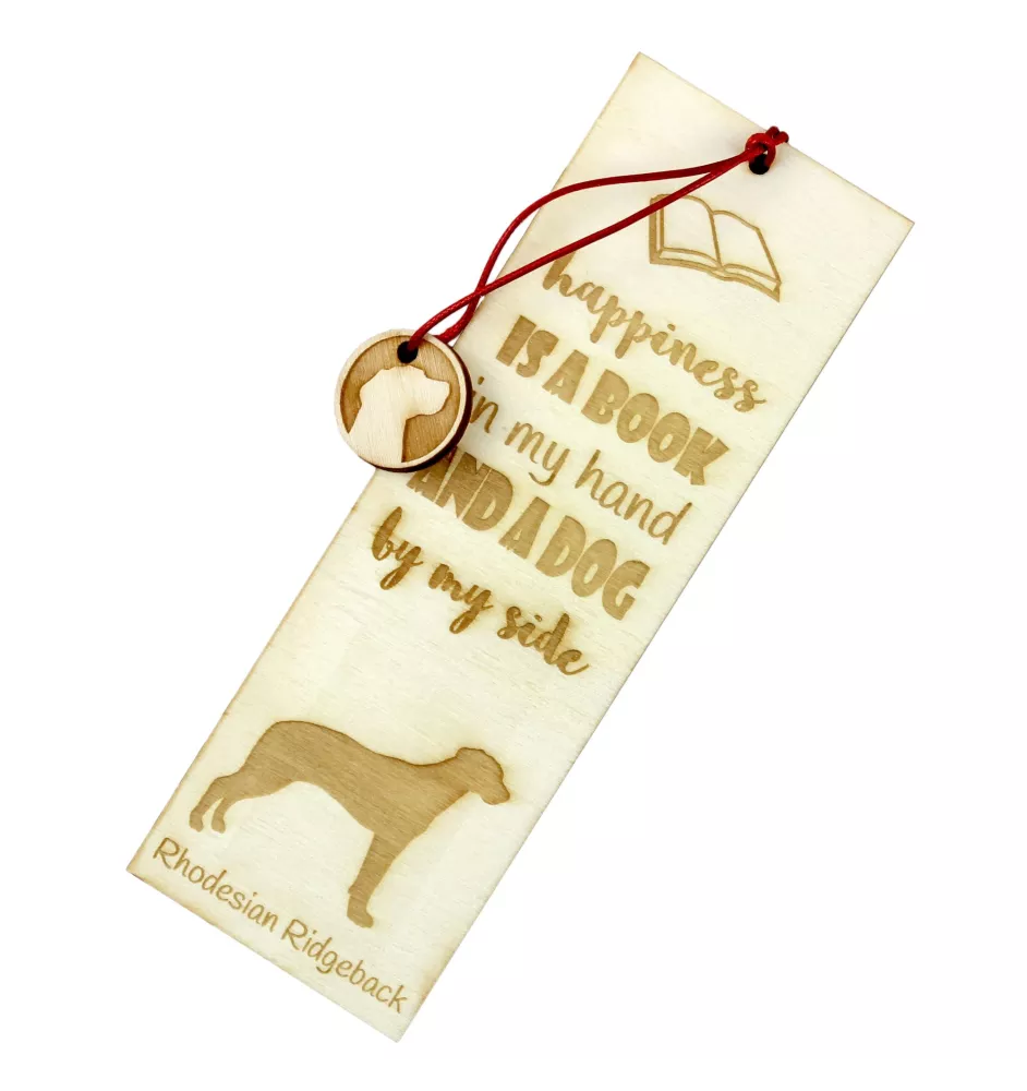 Rhodesian Ridgeback I - Lesezeichen mit Hund, personalisiertes Lesezeichen, Hundeaccessoire für Leser der Marke Art-Dog