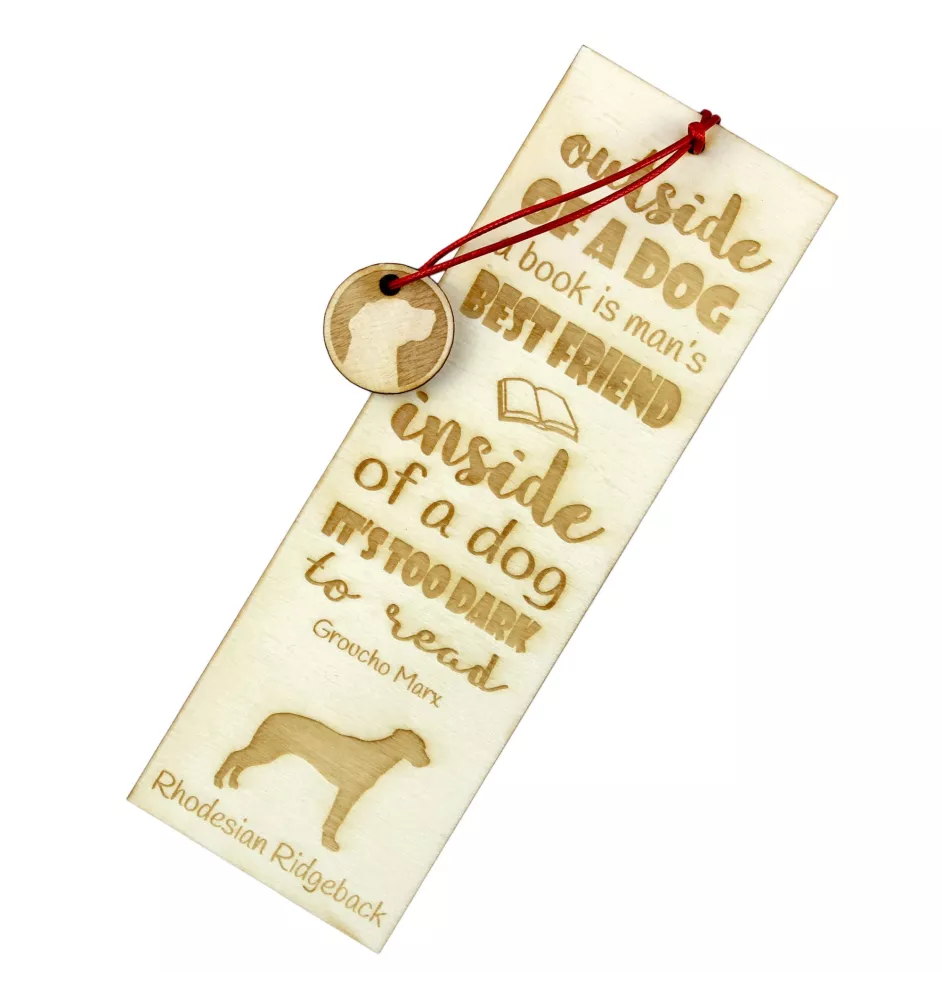 Rhodesian Ridgeback I - Lesezeichen mit Hund, personalisiertes Lesezeichen, Geschenk für Bücherwurm von der Marke Art-Dog