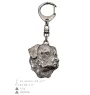 Rottweiler, Bouvier allemand II - Porte-clés argenté avec chien, décoration de sac à main, pendentif de sac à dos par la marque Art-Dog