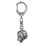 Rottweiler, Rott, Rottie - Silver-plated key ring with dog, handbag decoration, backpack pendant by Art-Dog brand