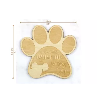 Petit chien russe, Toy Terrier Russe, Toychik, Toy-tchik - Sous-verre mug, sous-verre gravé avec chien, cadeau pour amoureux des chiens par la marque Art-Dog