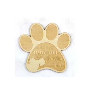 Petit chien russe, Toy Terrier Russe, Toychik, Toy-tchik - Sous-verre mug, sous-verre gravé avec chien, cadeau pour amoureux des chiens par la marque Art-Dog