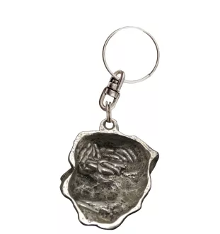 Rottweiler, Bouvier allemand II - Pendentif chien argenté, décoration de sac à main, pendentif sac à dos par la marque Art-Dog