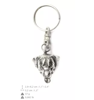 Rottweiler brelok do kluczy posrebrzany Art-Dog