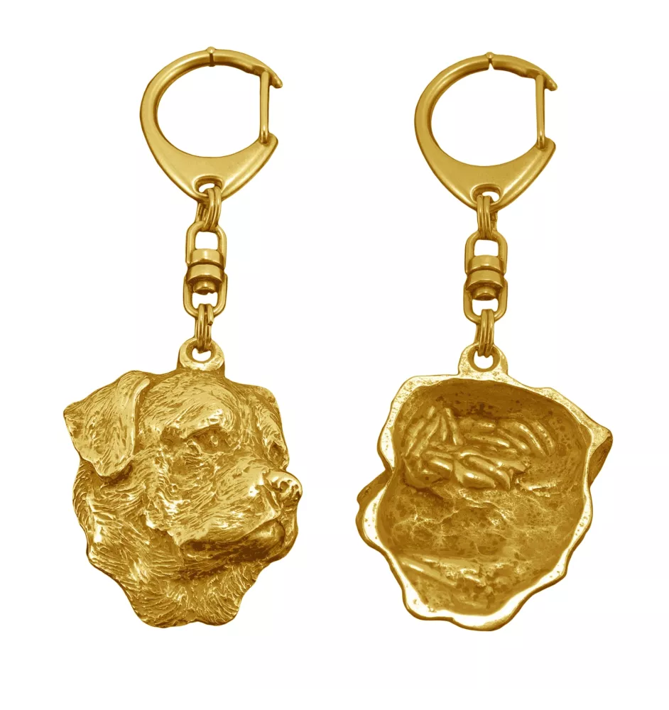 Rottweiler II brelok pozłacany Art-Dog