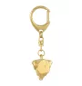 Rottweiler, Rott, Rottie - Gilded key ring with dog, handbag decoration, luxury accessory by Art-Dog brand