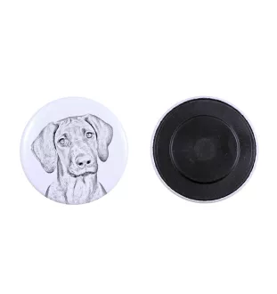 Rhodesian Ridgeback, African Lionhound, African Lion Dog - magnet with a dog's pupil, exceptionally light, strong magnet, handmade product by the Art-Dog brand