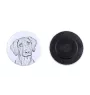 Chien de Rhodésie à crête dorsale, Rhodesian ridgeback - aimant avec un œil de chien, exceptionnellement léger, aimant puissant, produit fabriqué à la main par la marque Art-Dog