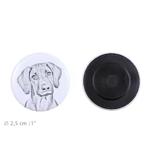 Rhodesian Ridgeback, African Lionhound, African Lion Dog - magnet with a dog's pupil, exceptionally light, strong magnet, handmade product by the Art-Dog brand