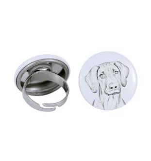 Rhodesian Ridgeback - Damen Schmuck mit dem Bild eines Hundes, handgefertigtes Produkt, Möglichkeit, Ihr eigenes Foto hinzuzufügen, Marke Art-Dog