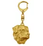 Rottweiler, Rott, Rottie II - Gilded key ring with dog in gift box, handbag decoration, luxury accessory by Art-Dog brand