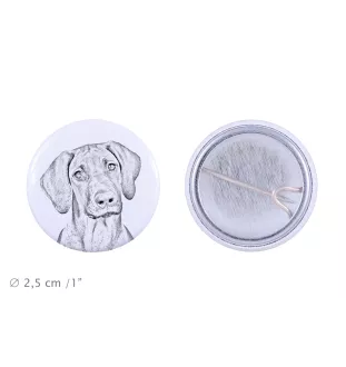 Chien de Rhodésie à crête dorsale, Rhodesian ridgeback - badge avec votre chien, ajoutez votre propre photo, marque Art-Dog