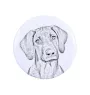 Rhodesian Ridgeback, African Lionhound, African Lion Dog - magnet with a dog's pupil, exceptionally light, strong magnet, handmade product by the Art-Dog brand