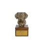 Rhodesian Ridgeback - Eine Ascheurne für Hunde mit einer Statuette, eine kleine Urne für Hunde, eine personalisierte Urne mit dem Porträt eines Hundes von der Marke Art-Dog.