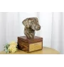 Rhodesian Ridgeback urna na skrzynce brązowa Art-Dog