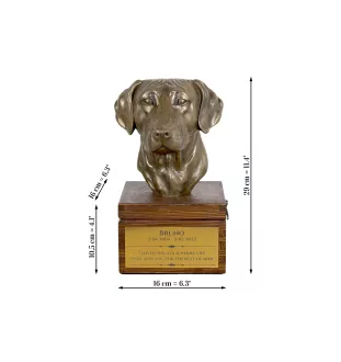 Rhodesian Ridgeback urna na skrzynce brązowa Art-Dog
