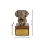 Rhodesian Ridgeback - Eine Ascheurne für Hunde mit einer Statuette, eine kleine Urne für Hunde, eine personalisierte Urne mit dem Porträt eines Hundes von der Marke Art-Dog.