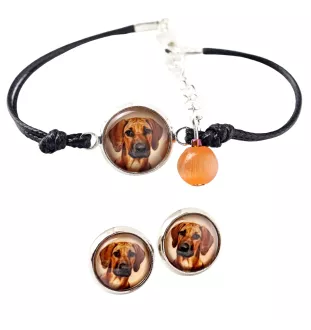 Rhodesian Ridgeback, African Lionhound, African Lion Dog - a set of jewelry with your photo, a woman's ornament, handmade item, a product made with passion for creating the Art-Dog brand.